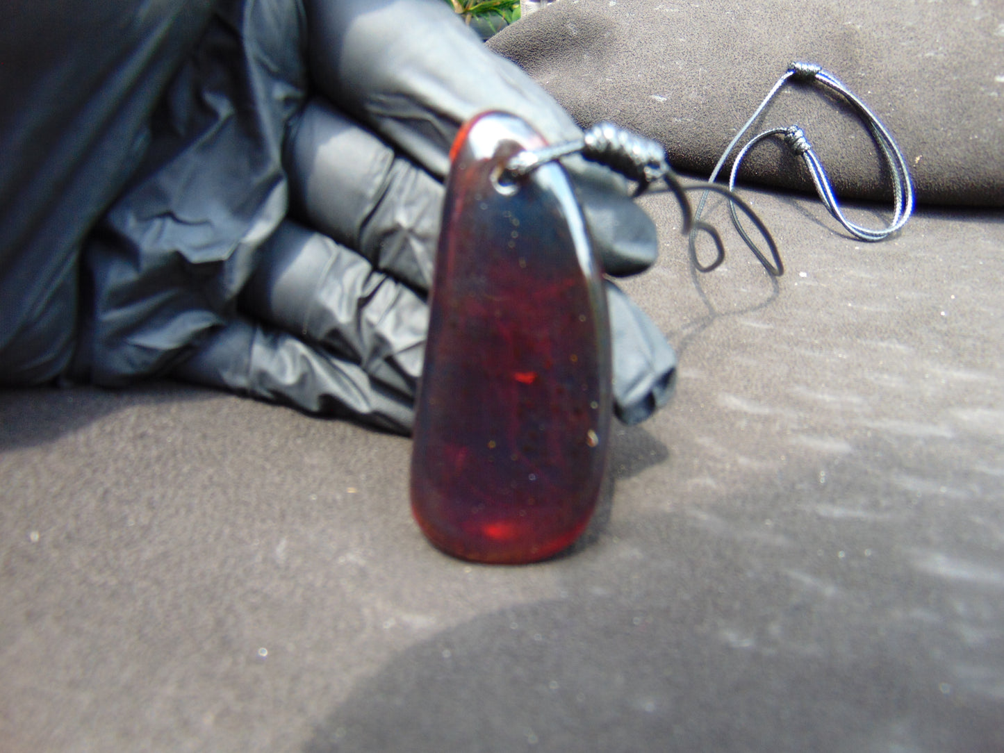 16 gr Pendant 66x30x12 mm Indonesian Amber for Healing PDA846