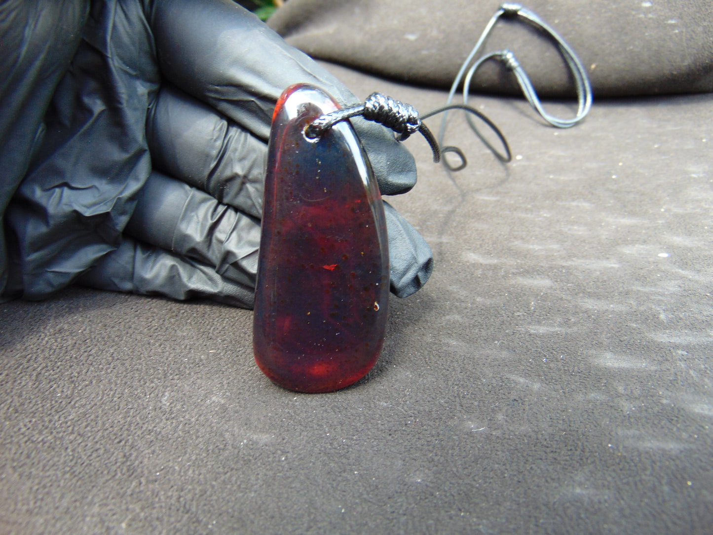 16 gr Pendant 66x30x12 mm Indonesian Amber for Healing PDA846