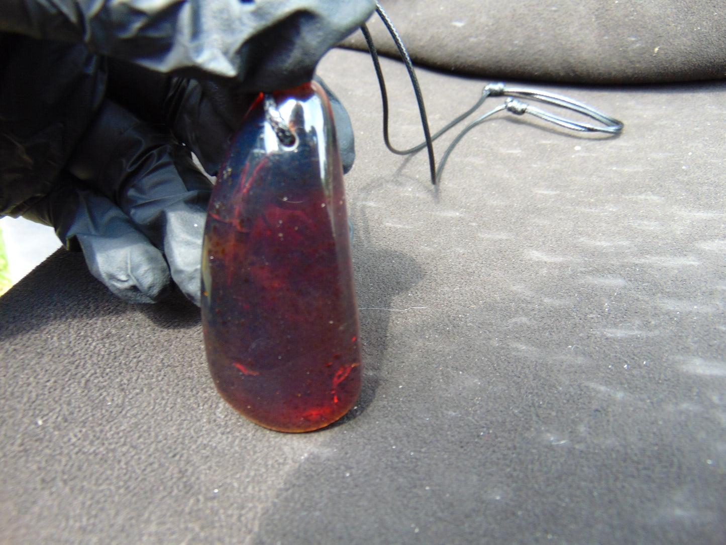 16 gr Pendant 66x30x12 mm Indonesian Amber for Healing PDA846