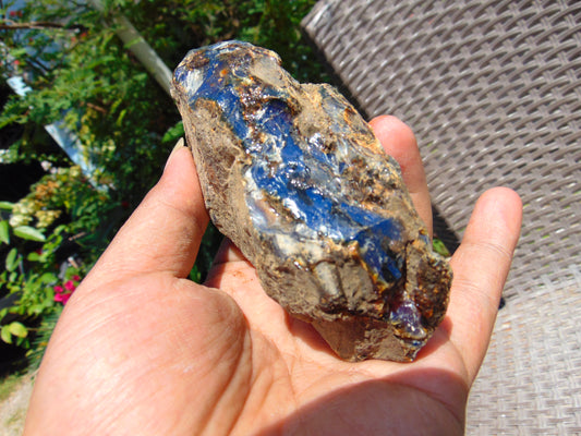 60 gram Rough Raw Indonesian Blue Amber for Healing RBM46