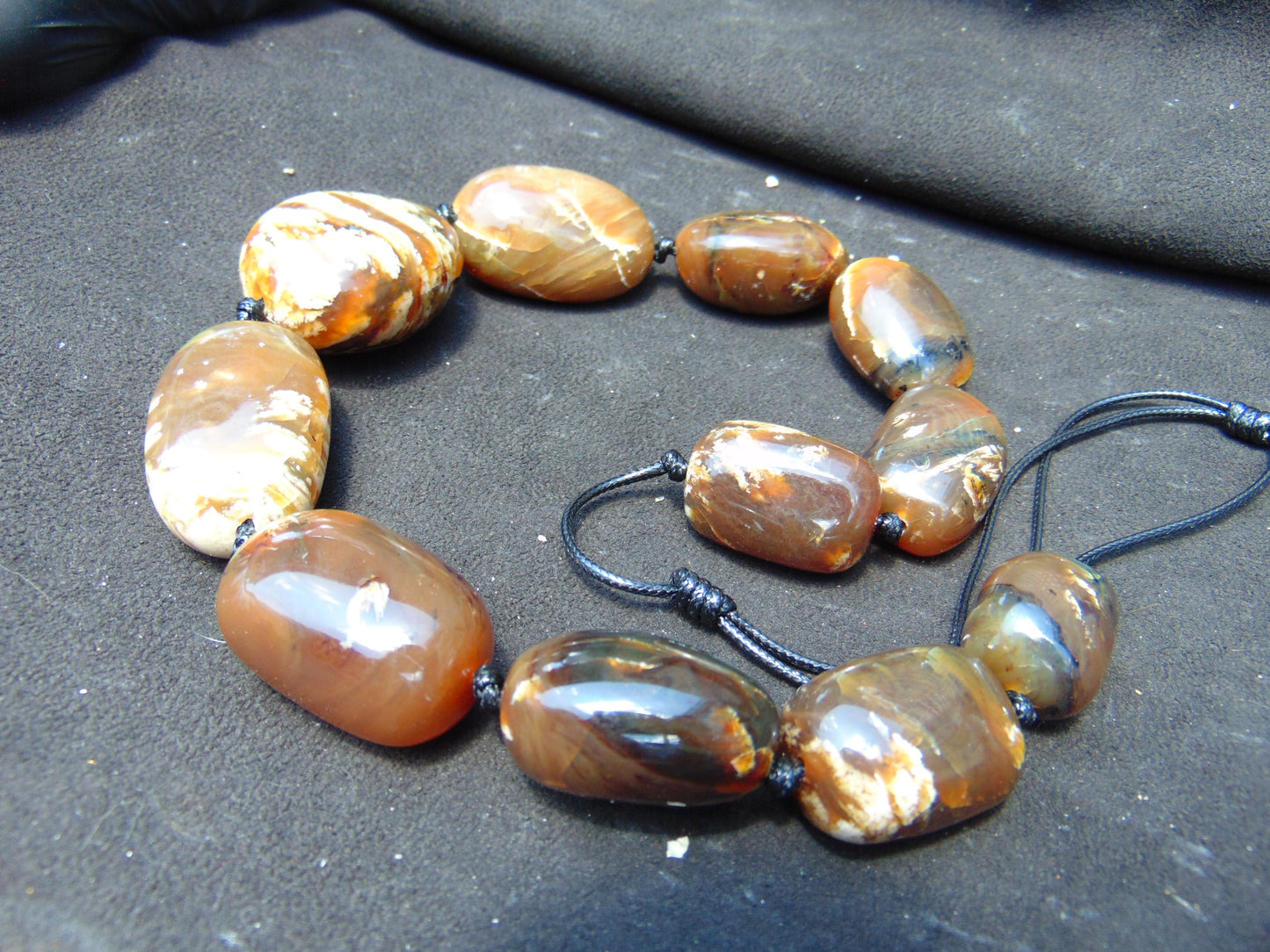 118 gram Small Beads Combination Necklace Indonesian Amber for Healing