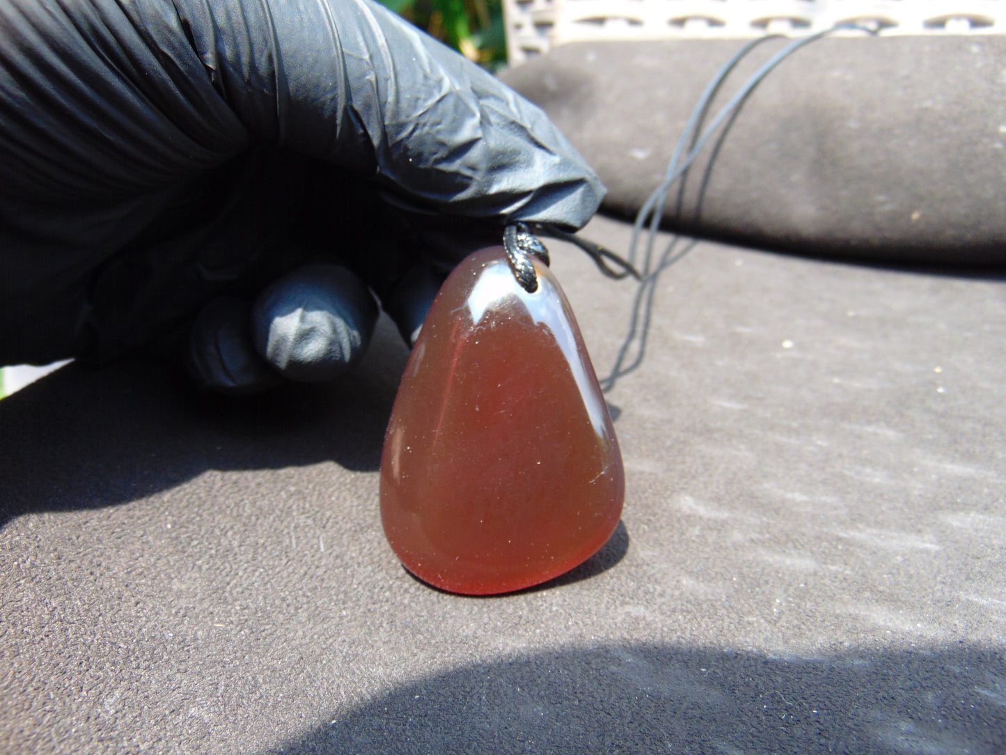 19 gr Pendant 55x39x16 mm Indonesian Amber for Healing PDA365