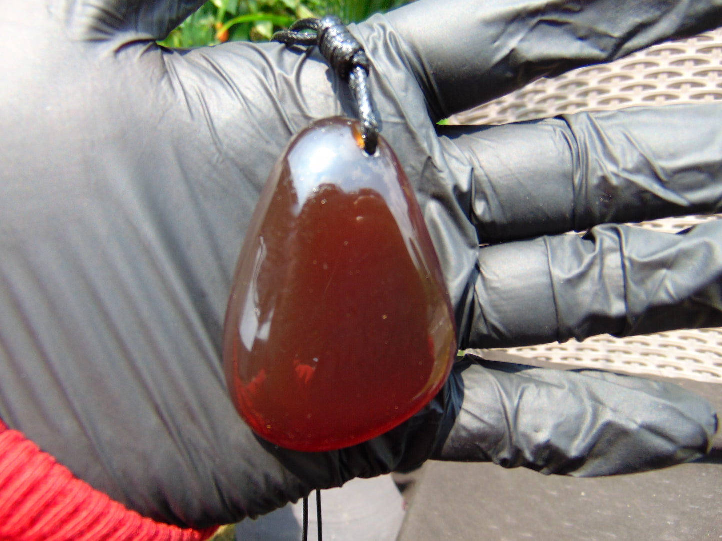 19 gr Pendant 55x39x16 mm Indonesian Amber for Healing PDA365