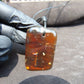 15 gram Pendant Indonesian Blue Red Amber for Healing pc92