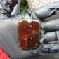 15 gram Pendant Indonesian Blue Red Amber for Healing pc92