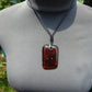 15 gram Pendant Indonesian Blue Red Amber for Healing pc92