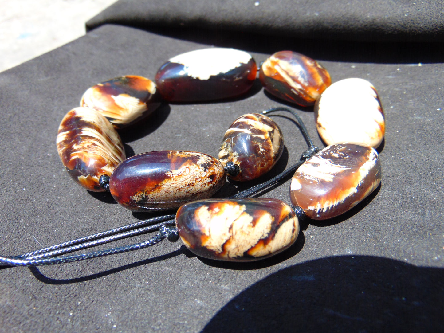 124 gram Small Beads Combination Necklace Indonesian Amber for Healing