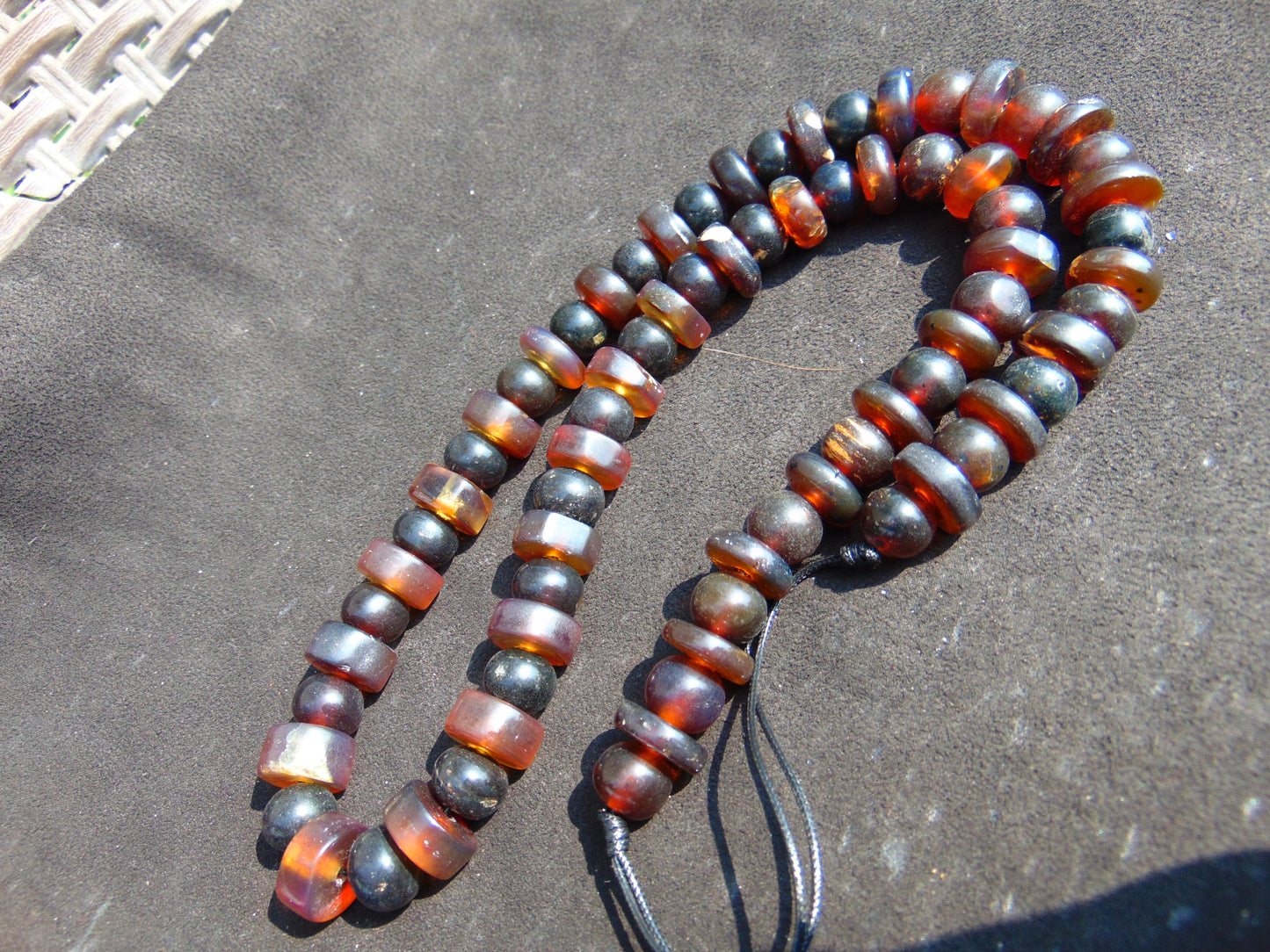 75 gram Small Beads Combination Necklace Indonesian Amber for Healing No.6