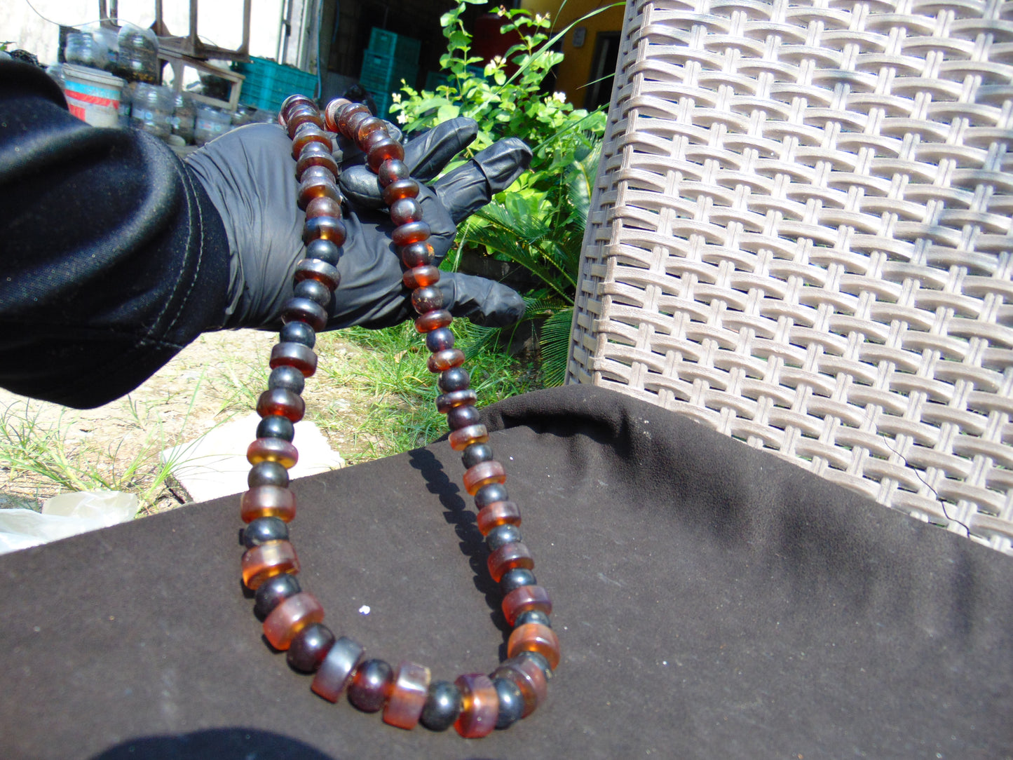 75 gram Small Beads Combination Necklace Indonesian Amber for Healing No.6