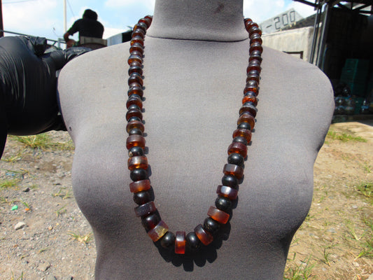 75 gram Small Beads Combination Necklace Indonesian Amber for Healing No.6