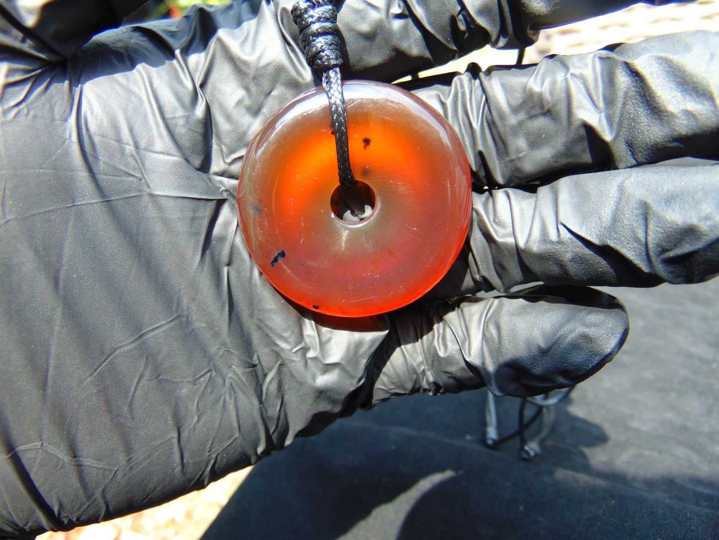 9 gr Donut Pendant Indonesian Amber for Healing 26A33