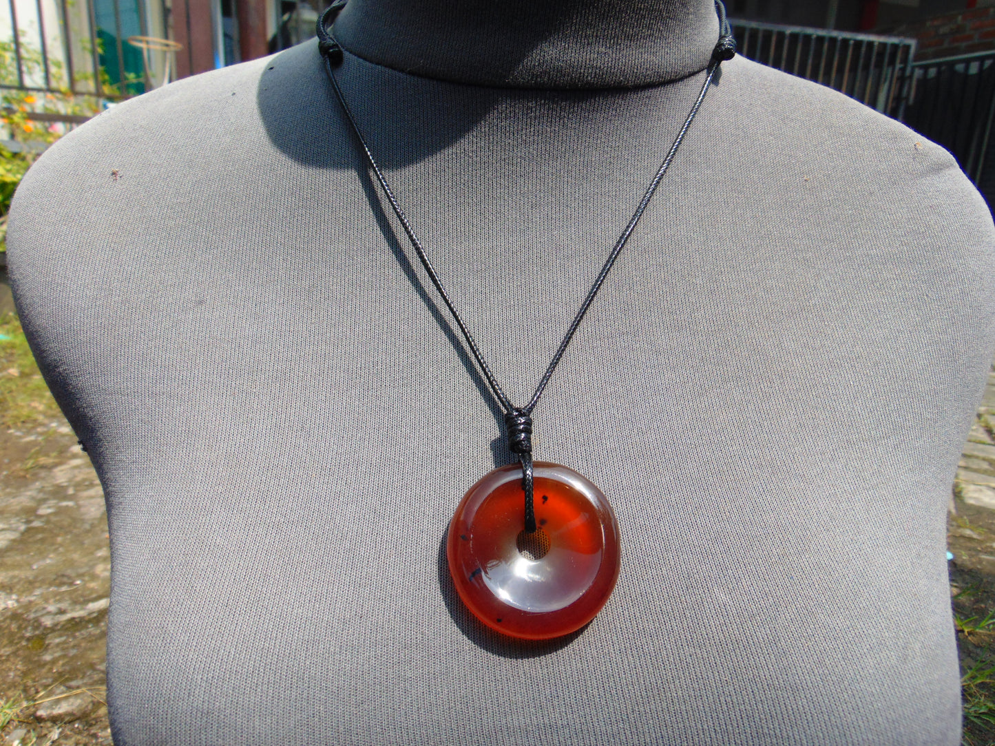 9 gr Donut Pendant Indonesian Amber for Healing 26A33