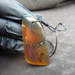 11.8 gram Pendant Indonesian Blue Crystal Amber for Healing Y26