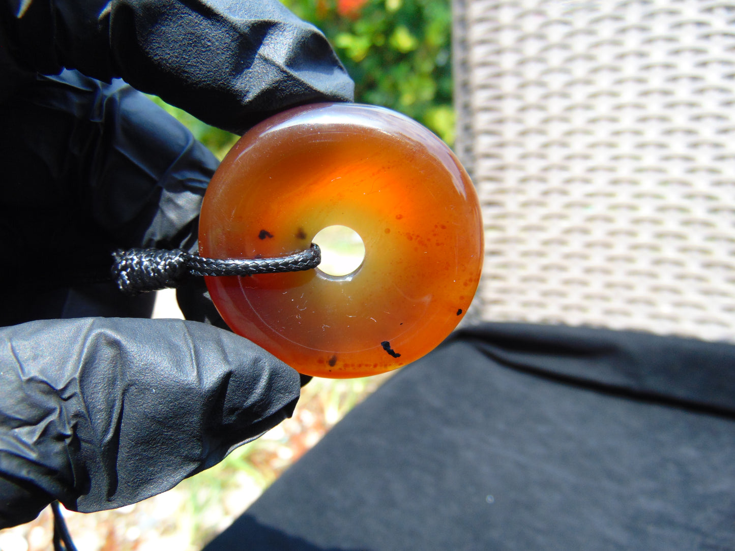 9 gr Donut Pendant Indonesian Amber for Healing 26A33