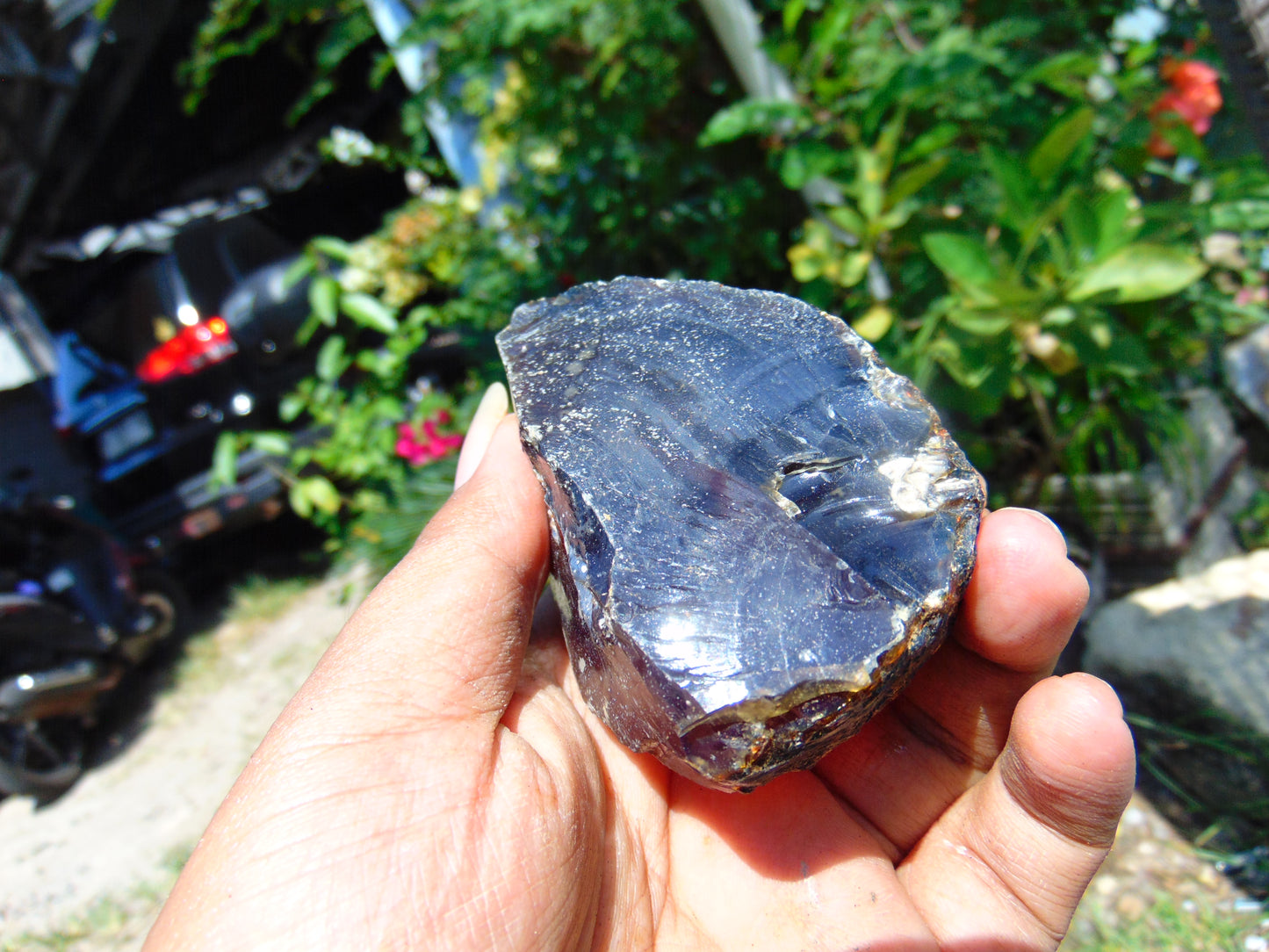 98 gram Rough Raw Indonesian Blue Amber for Healing RBM21