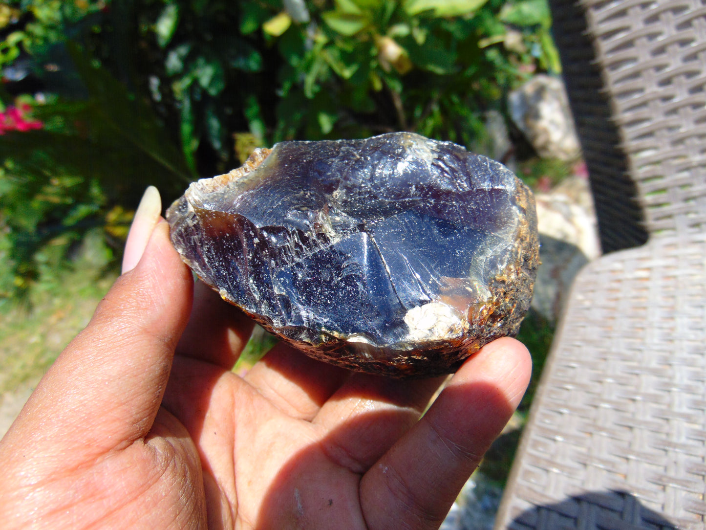 98 gram Rough Raw Indonesian Blue Amber for Healing RBM21
