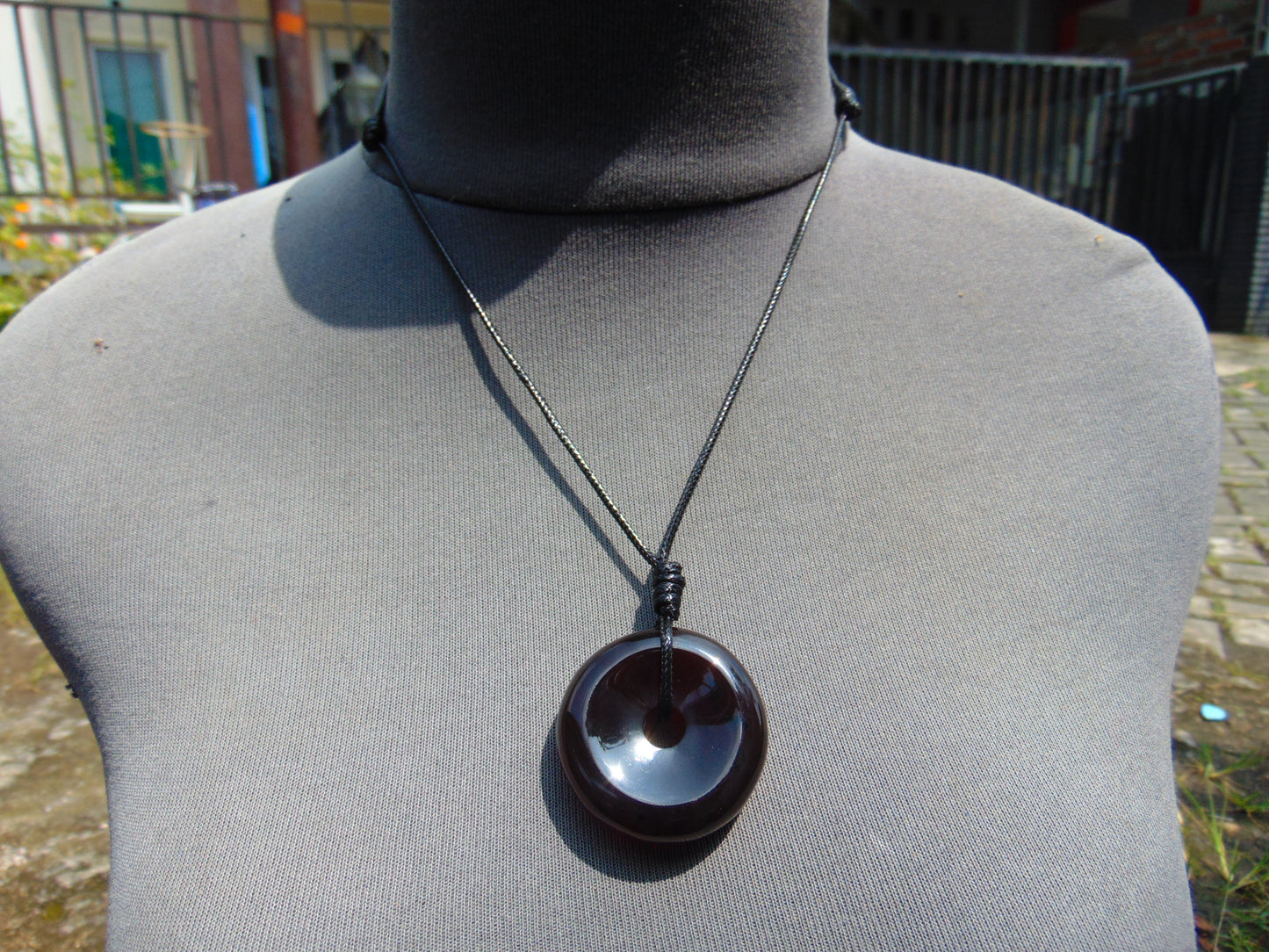 13 gr Donut Pendant Indonesian Amber for Healing 26A40