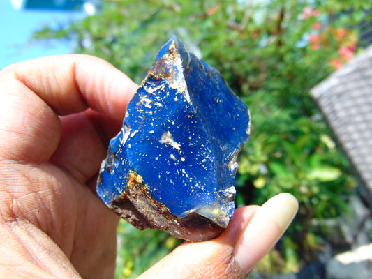 24 gram Rough Raw Indonesian Blue Amber for Healing RBM53