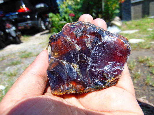 51 gram Rough Raw Indonesian Blue Amber for Healing RBM18