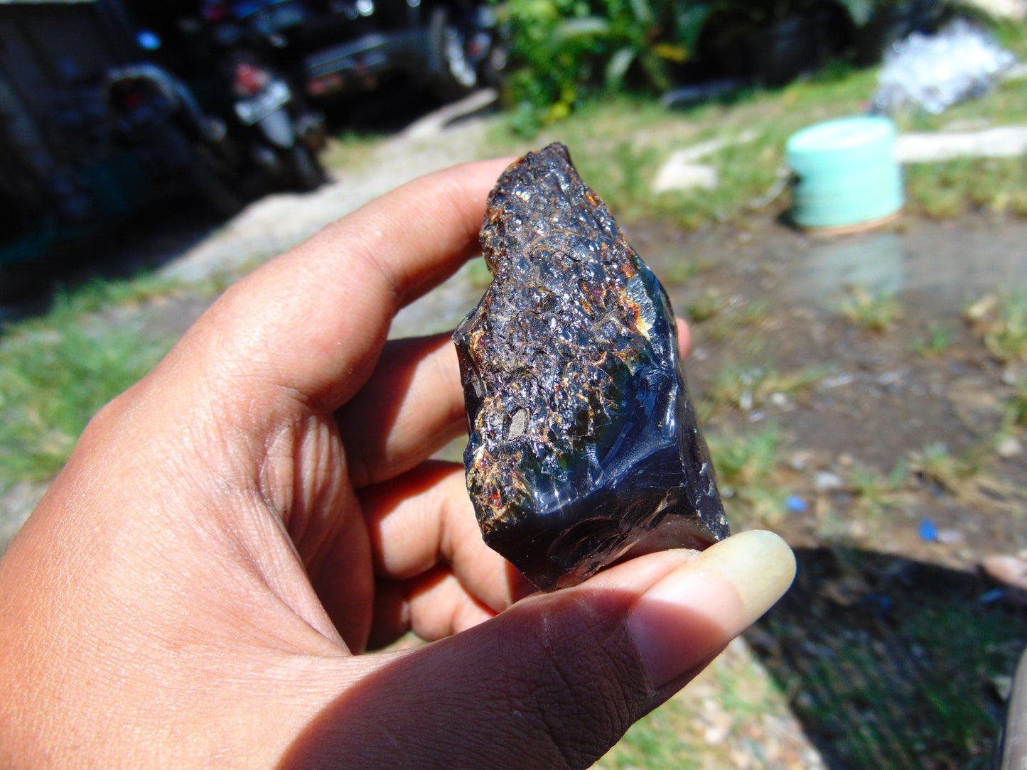 51 gram Rough Raw Indonesian Blue Amber for Healing RBM18