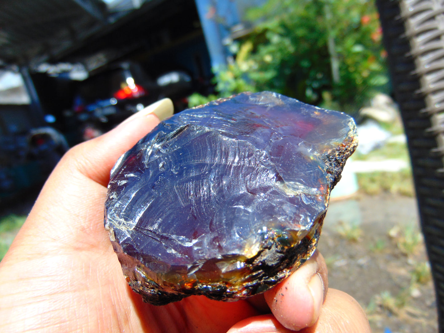 51 gram Rough Raw Indonesian Blue Amber for Healing RBM18