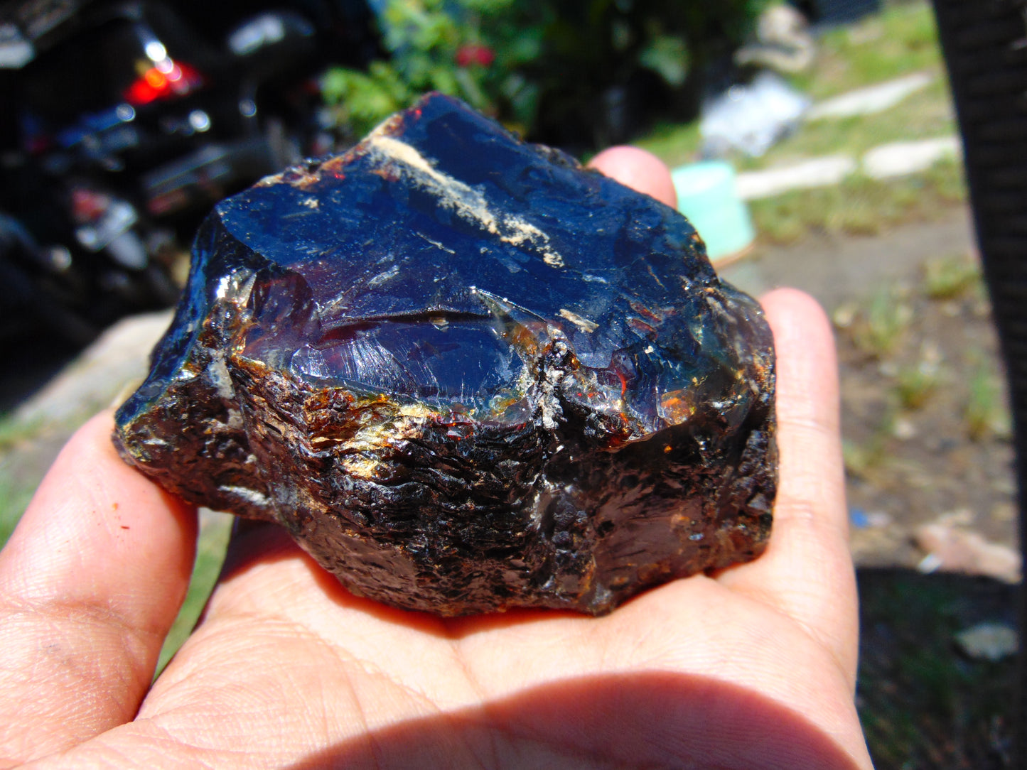 96 gram Rough Raw Indonesian Blue Amber for Healing RBM60