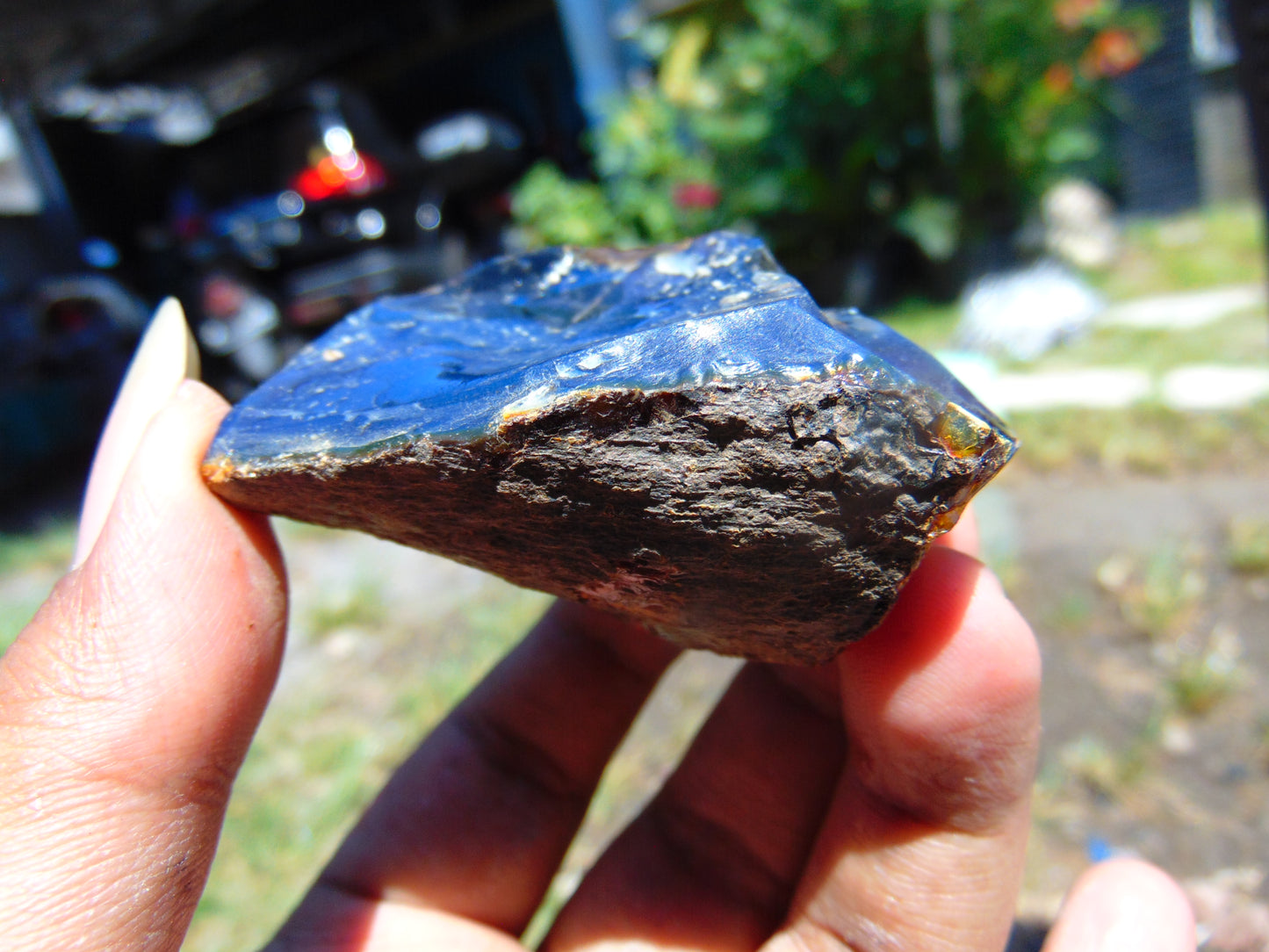 48 gram Rough Raw Indonesian Blue Amber for Healing RBM52