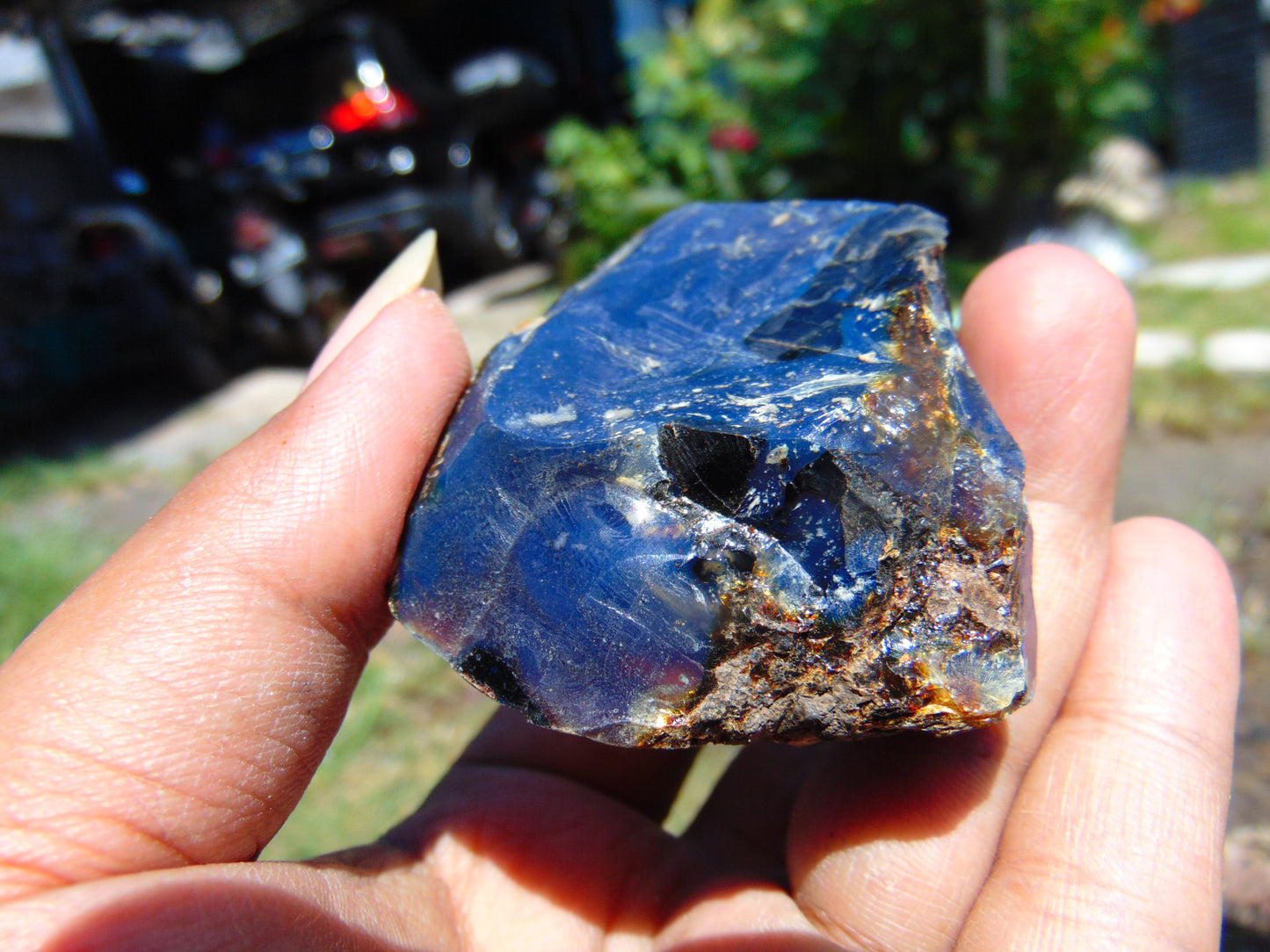 48 gram Rough Raw Indonesian Blue Amber for Healing RBM52