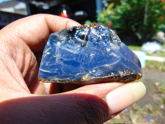 48 gram Rough Raw Indonesian Blue Amber for Healing RBM52
