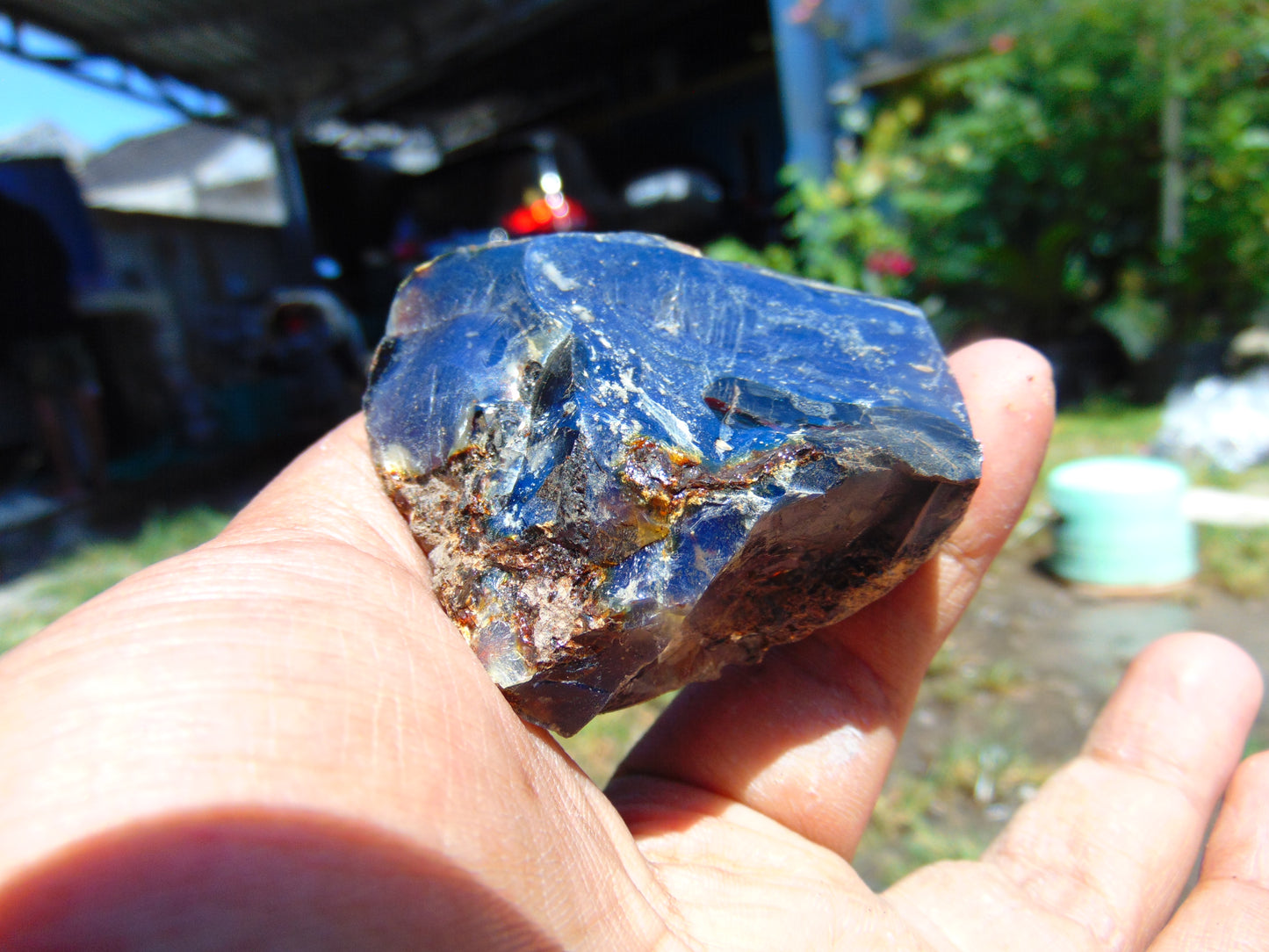 48 gram Rough Raw Indonesian Blue Amber for Healing RBM52