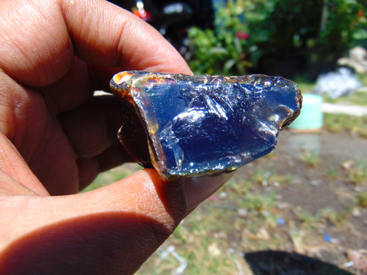 25 gram Rough Raw Indonesian Blue Amber for Healing RBM40