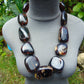 311 gr 11 beads necklace Indonesian Blue Amber for Healing A11K97