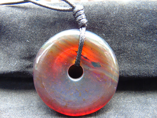 10 gr Donut Pendant Indonesian Crsytal Amber for Healing 26A27