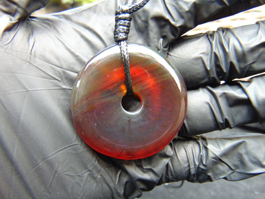 10 gr Donut Pendant Indonesian Crsytal Amber for Healing 26A27