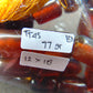 77 gr Komboloi Tasbih Rosary 33+2 Beads 12x18 mm Indonesian Yellow Red Bluish Amber for Healing TT45