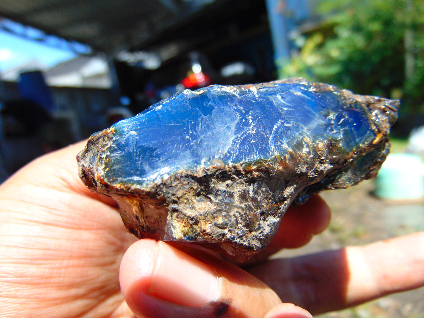 56 gram Rough Raw Indonesian Blue Amber for Healing RBM64