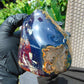 332 Gr Full Polished Indonesian Blue Amber for Healing ML86