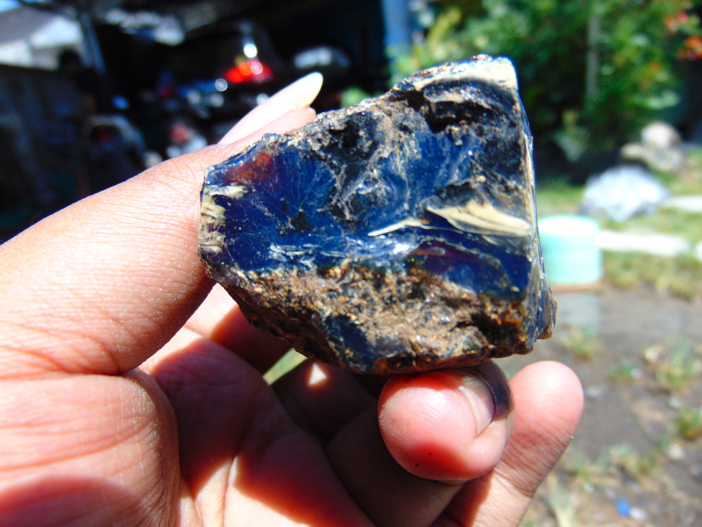 30 gram Rough Raw Indonesian Blue Amber for Healing RBM33