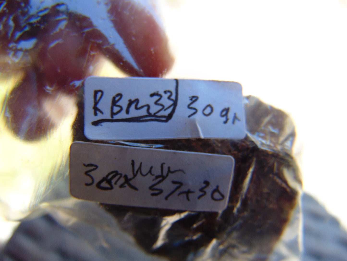 30 gram Rough Raw Indonesian Blue Amber for Healing RBM33