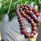 48 gr Hand Tasbih 33+3 Beads 12 mm Indonesian Dark Red Amber for Healing No.32