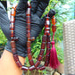 79 gr Komboloi Rosary 33+2 Beads 12x18 mm Indonesian Red Amber for Healing TT12