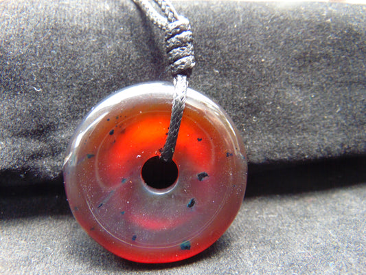 8 gr Donut Pendant Indonesian Crsytal Amber for Healing 26A12