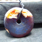 22 gr Donut Pendant Indonesian Blue Amber for Healing 26A38