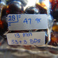 47 gr Hand Tasbih 35 Beads 12 mm Indonesian Black Blue Amber for Healing No.28