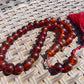 49 gr Hand Tasbih Mesbah Rosary 36 Beads 12 mm Indonesian Cherry Red Amber for Healing No.35