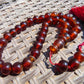49 gr Hand Tasbih Mesbah Rosary 36 Beads 12 mm Indonesian Cherry Red Amber for Healing No.35