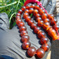 49 gr Hand Tasbih Mesbah Rosary 36 Beads 12 mm Indonesian Cherry Red Amber for Healing No.35