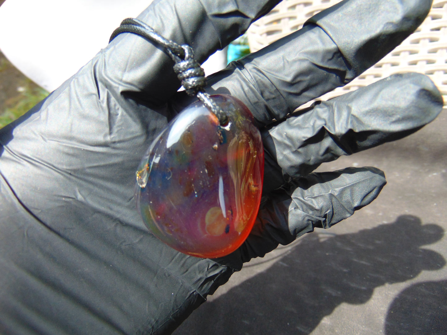 17 gr Pendant 46x36x18 Indonesian Amber for Healing P61