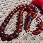 50 gr Hand Tasbih 35 Beads 12 mm Indonesian Red Amber for Healing No.26