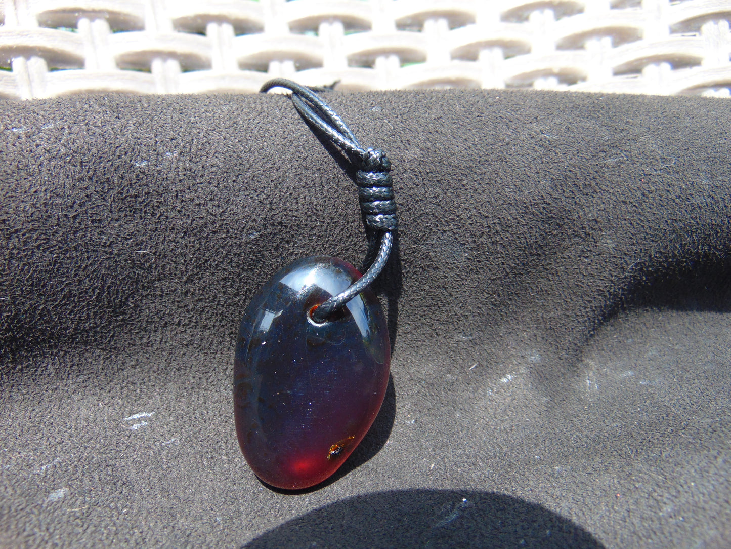 12 gr Pendant Indonesian Blue Amber for Healing PC26